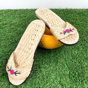 FILIPINO PHILIPPINES Abaca Woven Slipper for Little Girl